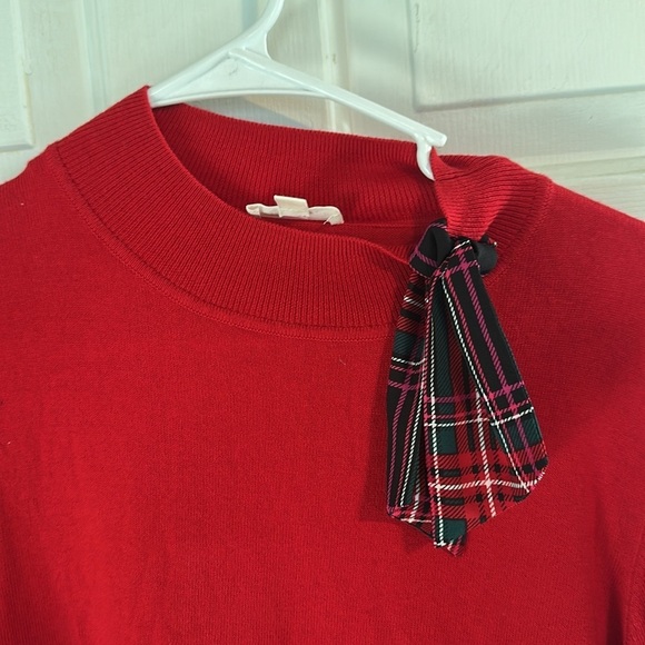 NWT Riley & Rae Size large red sweater - Picture 4 of 5